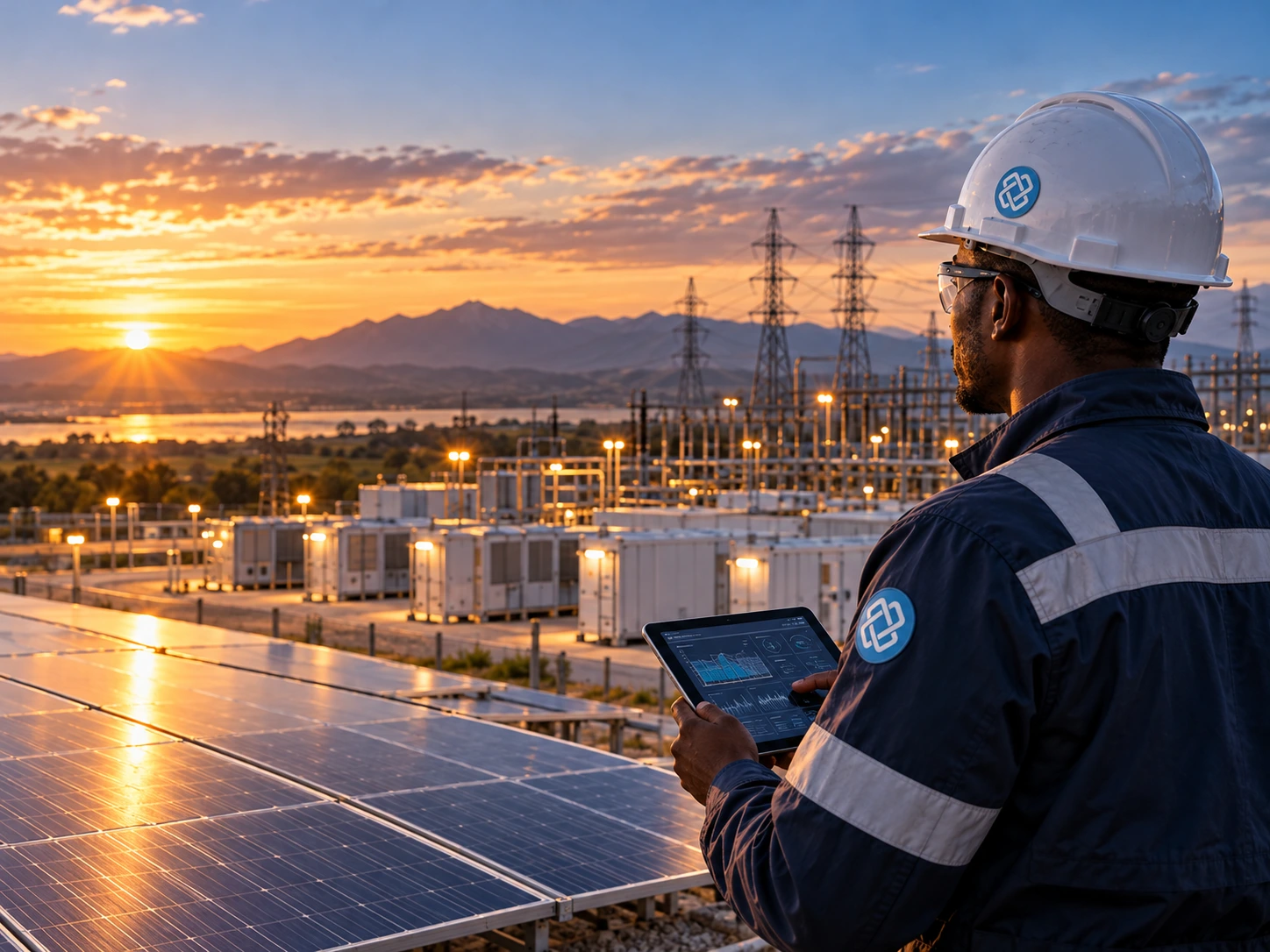 Energy industry illustration