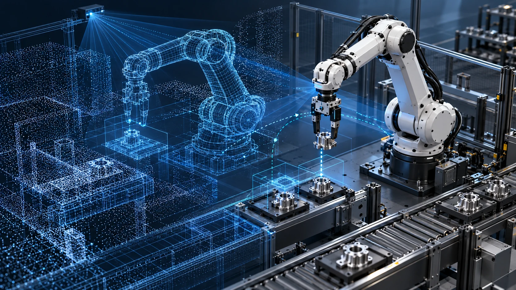 Illustrative industrial ai & operational intelligence concept