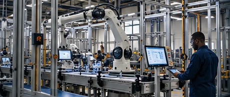Illustrative automated manufacturing line