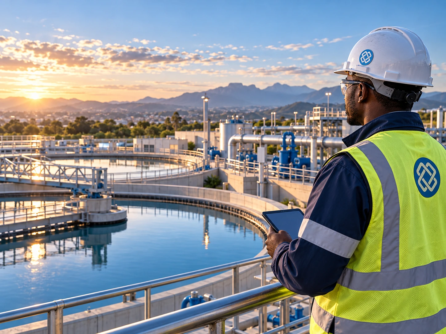 Water industry illustration